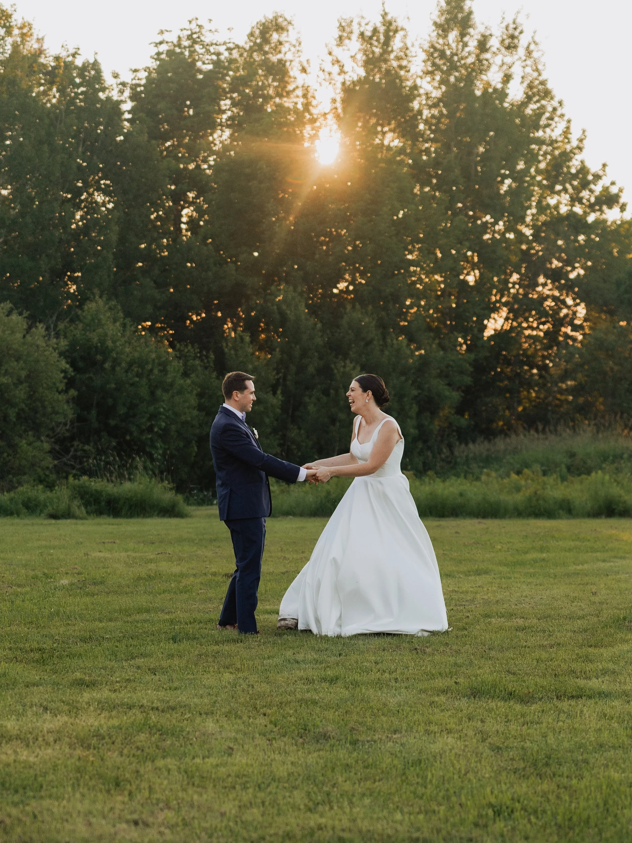 These two have been building their life together for years. And last weekend, everyone they love got to witness this. The weather showed up. Their people showed up. 
.
This wedding wasn&rsquo;t just the beginning &mdash; it was a celebration of every