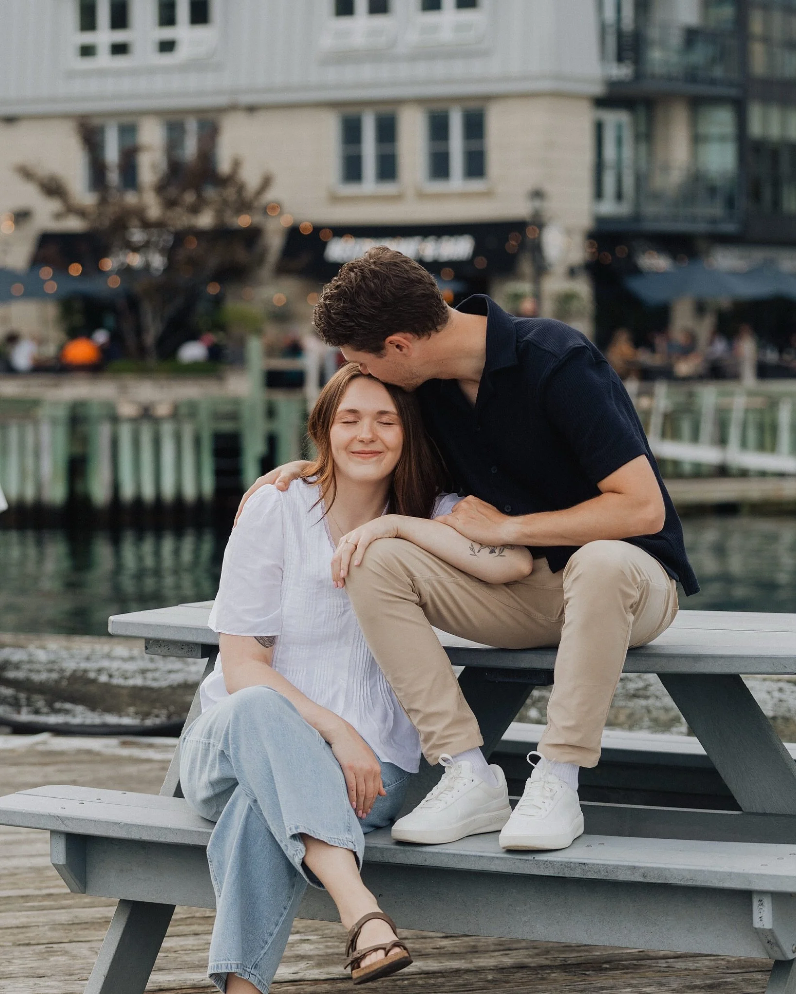 There&rsquo;s something pretty special about getting to photograph people exactly as they are. A fun evening spent with these two as we walked by the water, laughed a lot and ended our time together at one of their favorite spots (with Margo &amp; Wi
