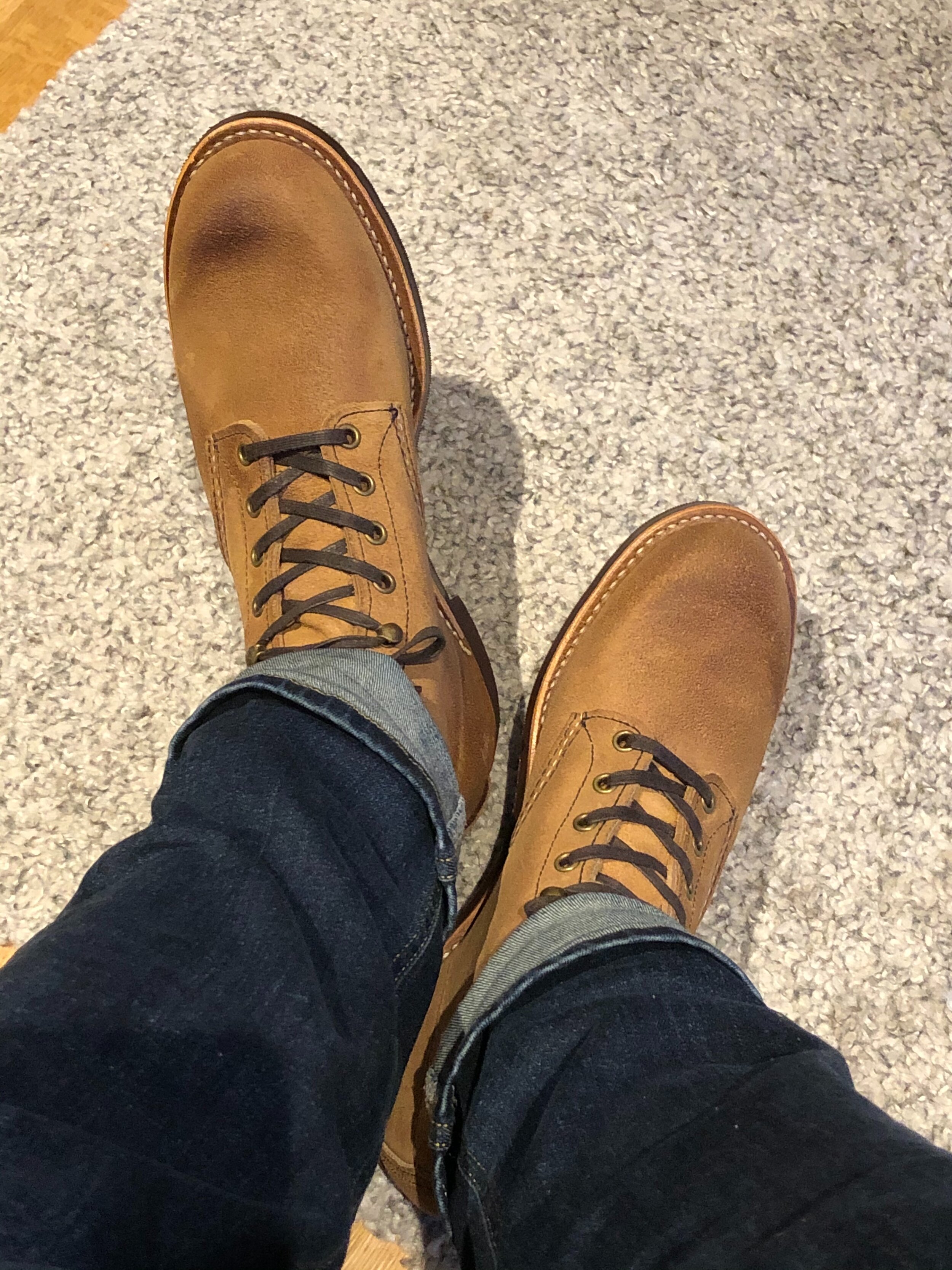 red wing blacksmith on feet