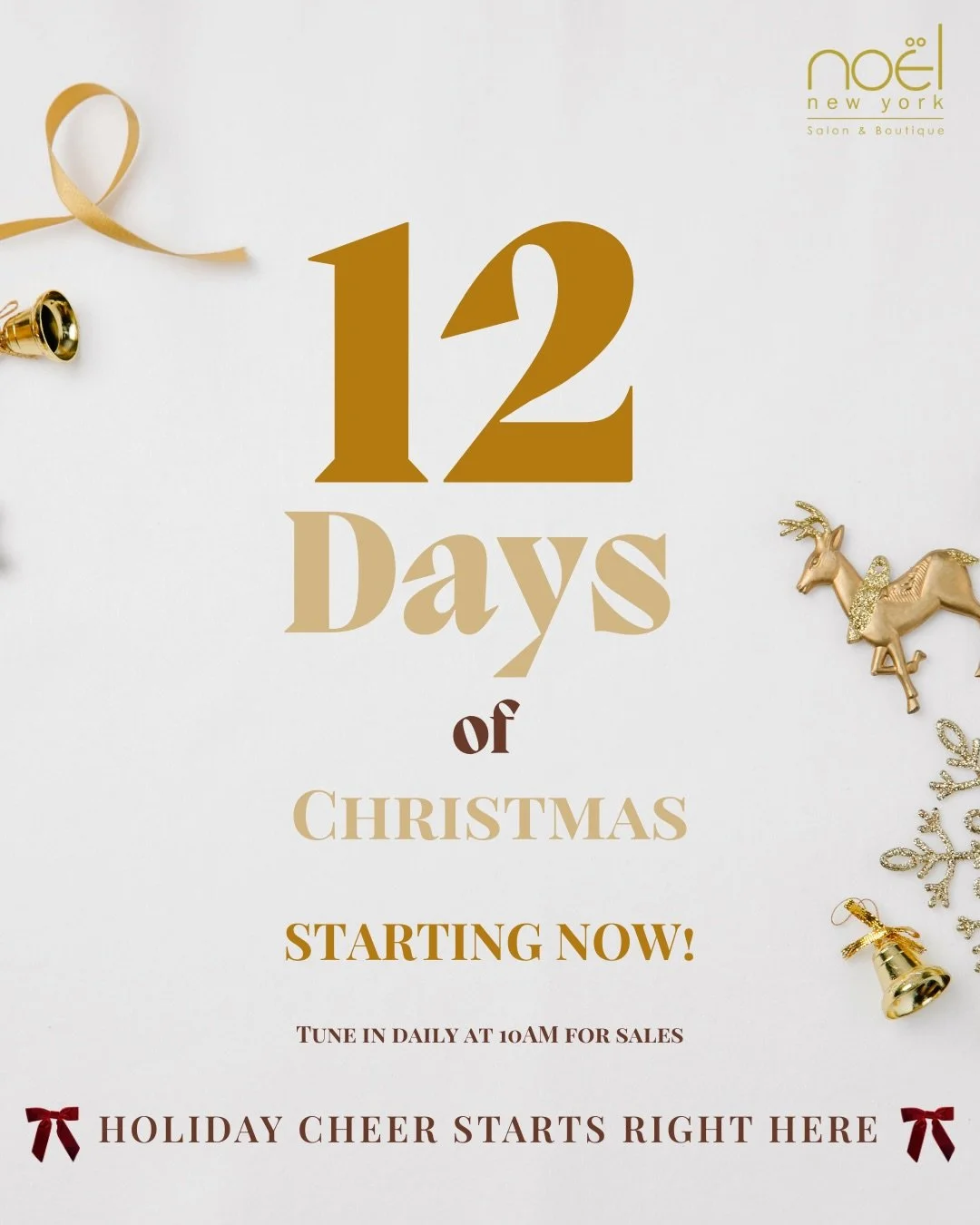 It&rsquo;s Day 1 of our 12 Days of Christmas Holiday Sale!  Smooth hair, holiday-ready ✨
$65 OFF smoothing services &mdash; today only 💆🏽&zwj;♀️ 12 Days Holiday Shop is Live in our online Boutique.
Link in Bio