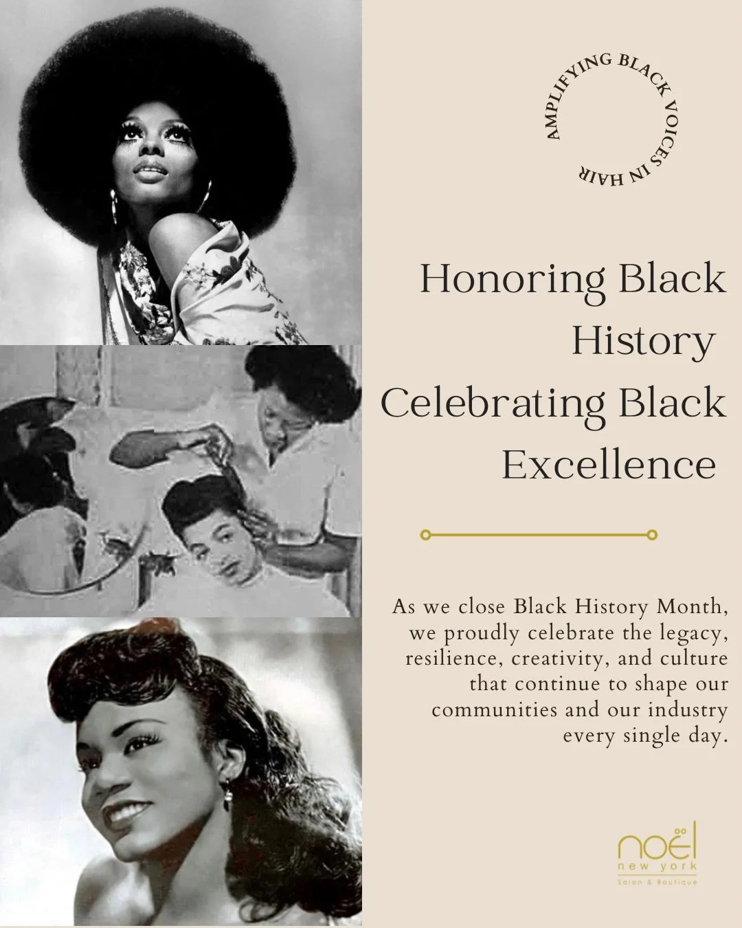 Thank you to those who came before us, whose heritage inspires our work every day. We&rsquo;re proud to carry this legacy as a women-owned and Black-owned salon ❤️ &mdash; honoring the past, empowering the present, and shaping the future.

#BlackHist