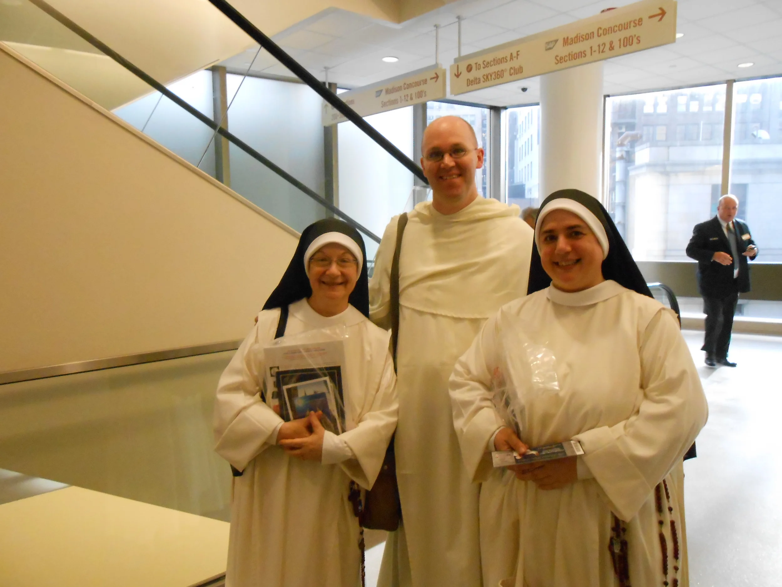 Sr. Denise Marie, Fr. Jonah Pollack, Sr. Mary Catharine