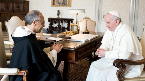 Fr. Bruno Cadore, OP, Master of the Order with His Holiness, Pope Francis