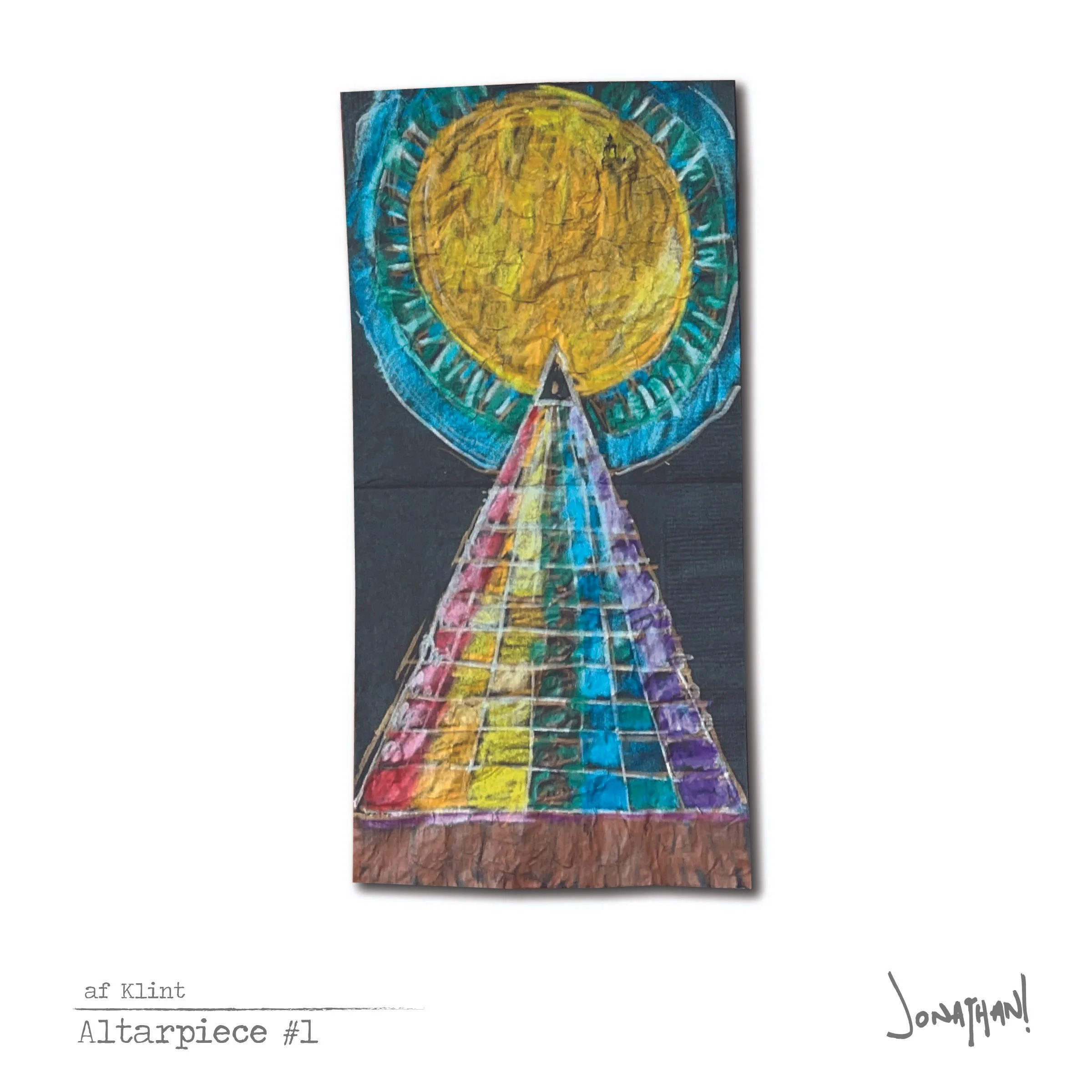 Famous Art on Napkins: Af Klint's 'Altarpiece #1'