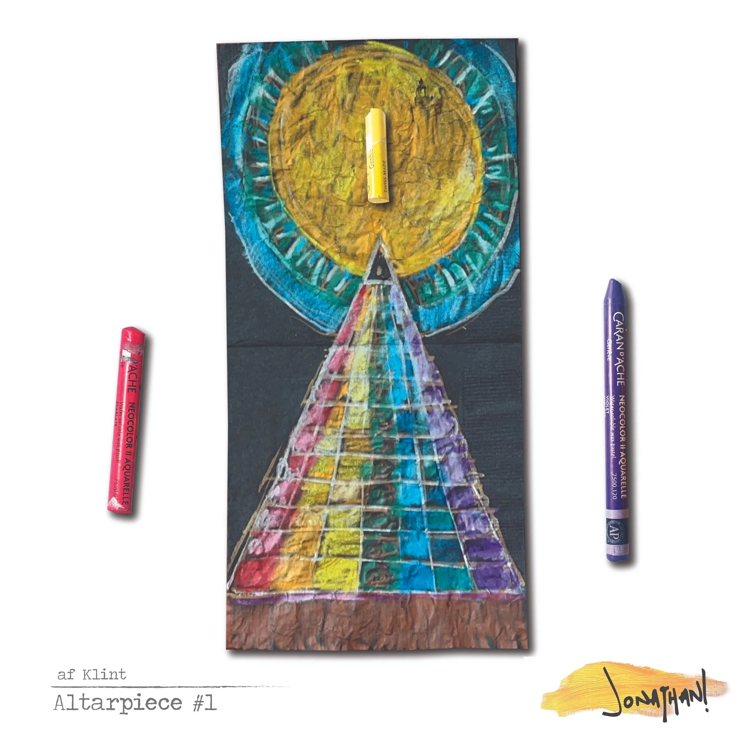 Famous Art on Napkins: Af Klint's 'Altarpiece #1'
