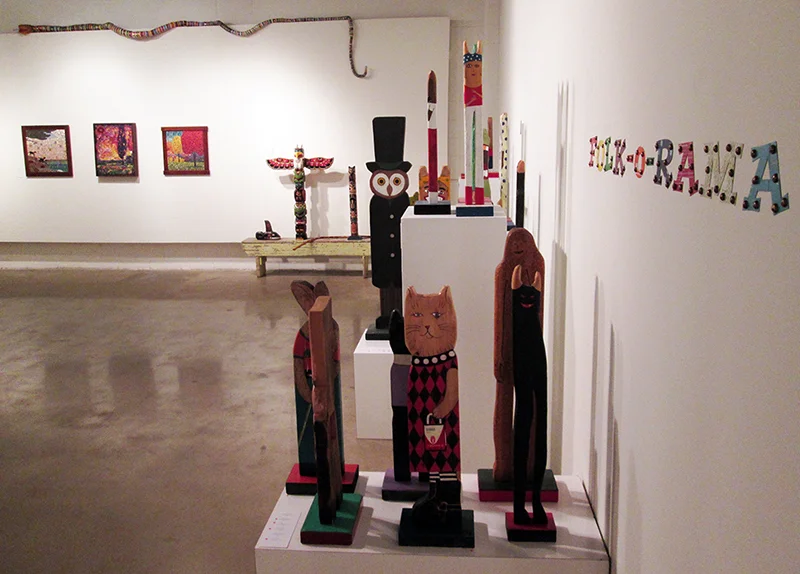 Folk-O-Rama installation at Rosalux Gallery