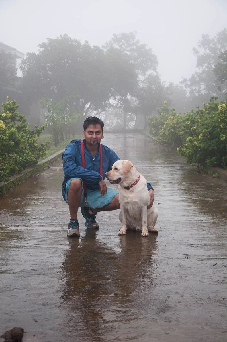 Abhijeet and Oliver. Often affectionately called Dopey (the dog, not Abhijeet).