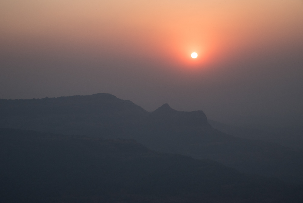 Sunset at the valley