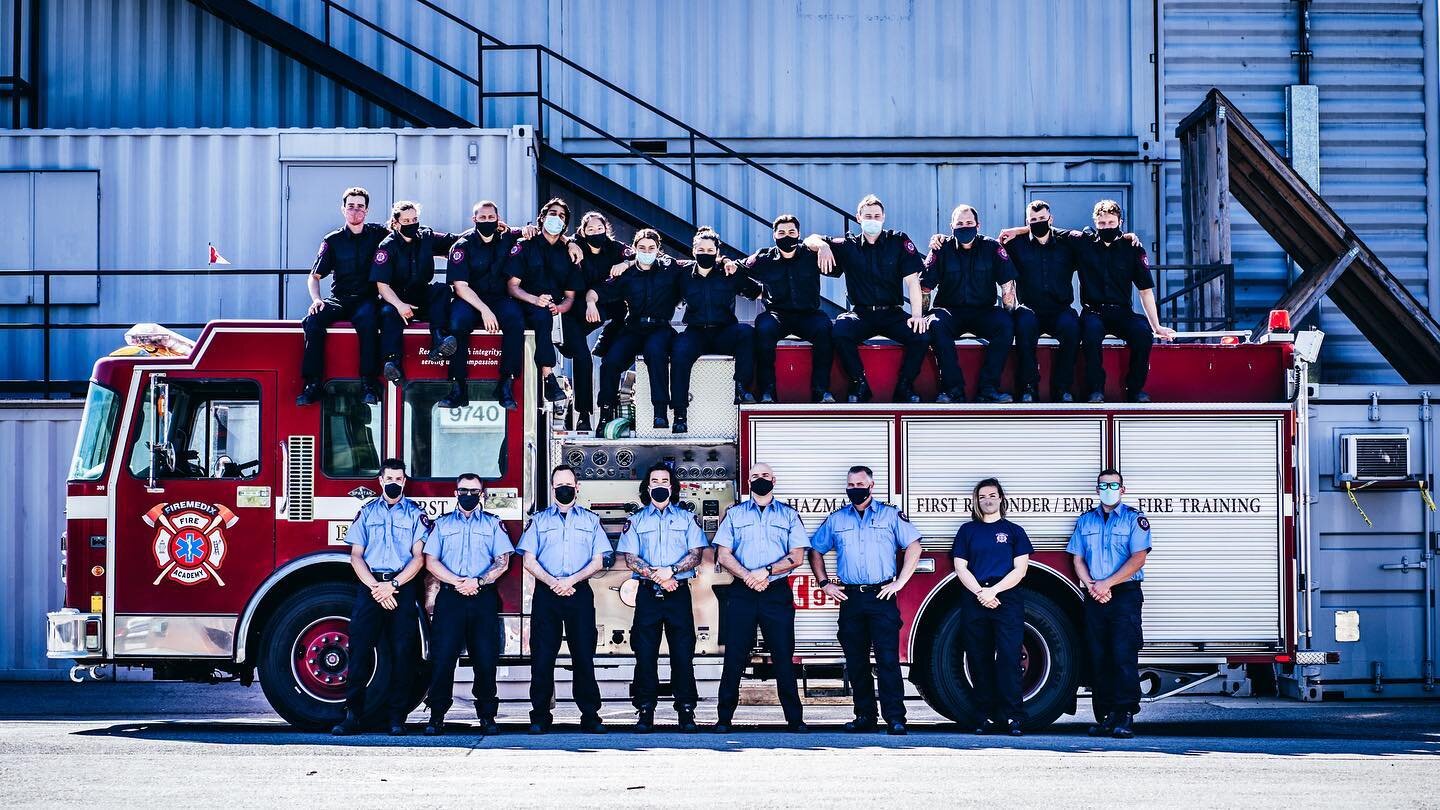 FireMedix Class 002. Buncha beauties 🔥 Theres no better way to start my Monday mornings than by getting to yell at future firefighters. #joblove &ldquo;The moment you join the fire service, you lose your right to be unfit.&rdquo;