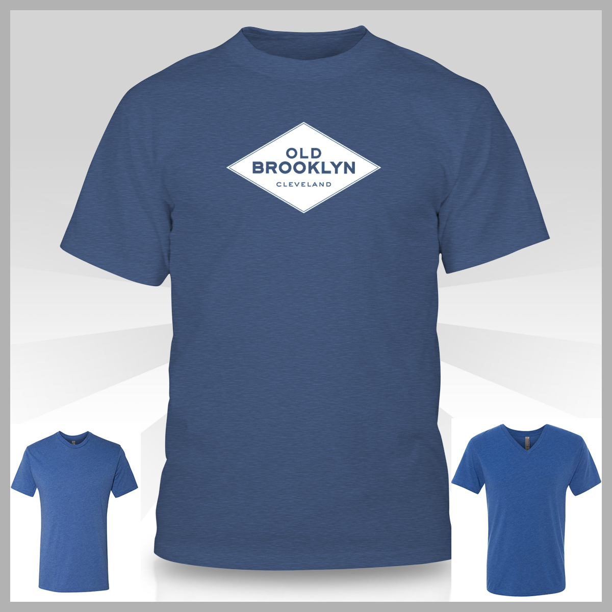 royal blue and white t shirt