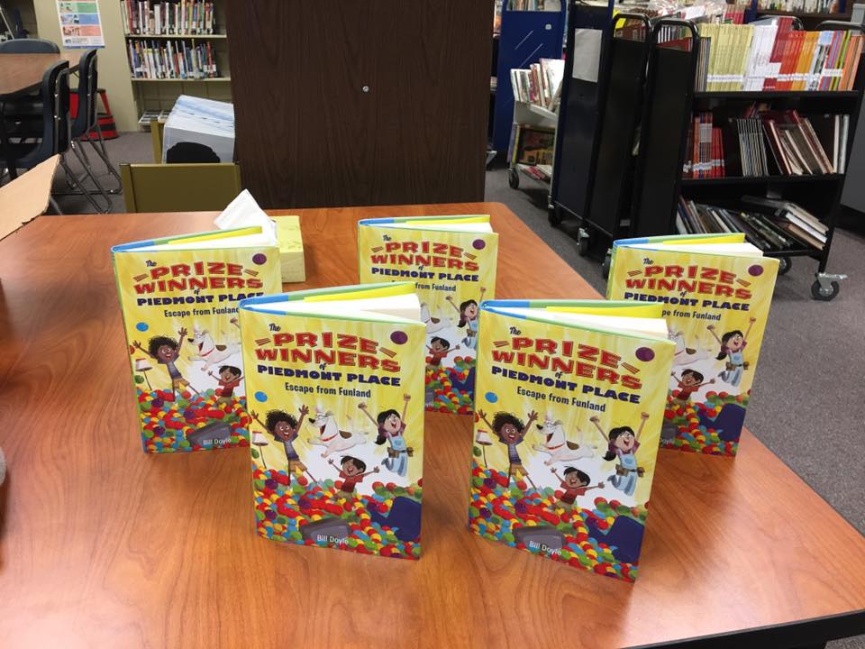 Bill Doyle's newest book and sequel to the book the students just read. FOM donated these five books to the library and we are pretty sure they are already checked out!