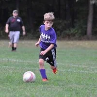 Bryce Porter of Enfield is a member of the soccer team sponsored in our name this year.