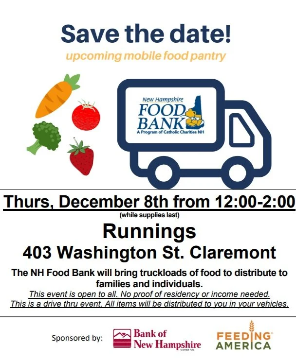 NH Food Bank Mobile Pantry December 8, 2022 — Friends of