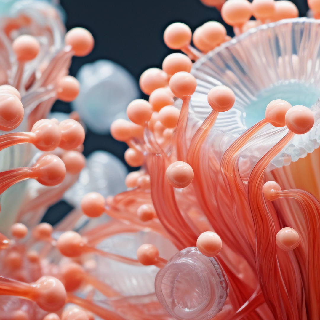 Detail of Coral made of Glass 