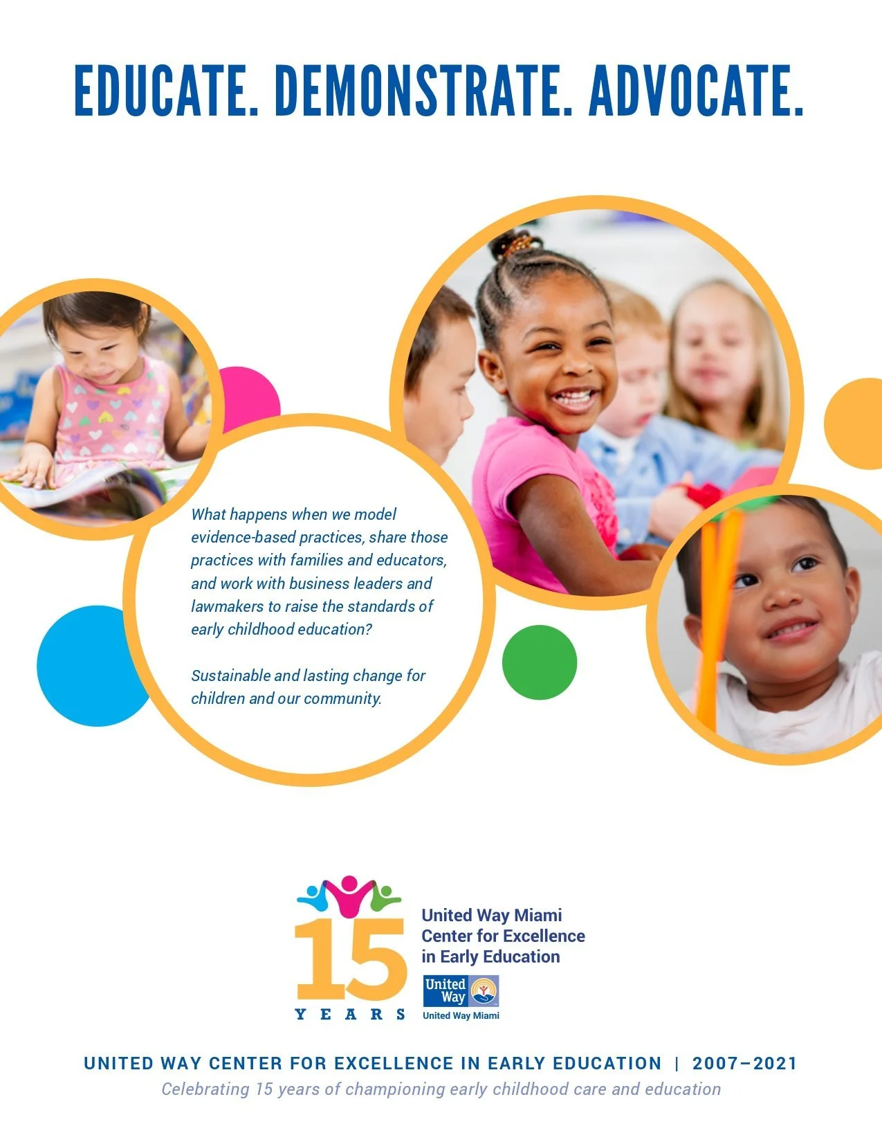 United Way Miami Center for Excellence in Early Education Annual Report 2020-21