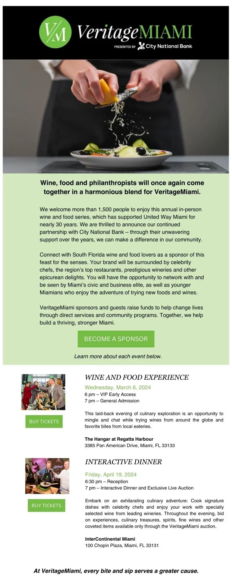 A Harmonious Blend of Wine, Food and Philanthropists - VeritageMiami