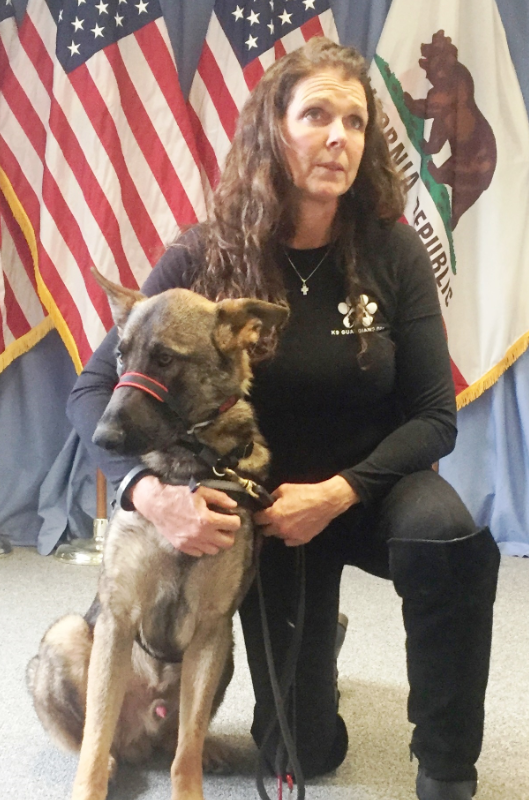  Senator Joel Anderson Honors K9 Guardians, Inc. For Their Service To Veterans