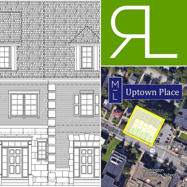 UPTOWN PLACE - 5 Upscale Townhomes in the heart of Mt.Lebanon's Uptown shopping, dining and business district. Brick, limestone, elevators, 10' ceilings, roof decks, 2 car garages and more....all included. ONLY 3 LEFT!! #Lebo #Uptown #Lebo #Mtlebanon