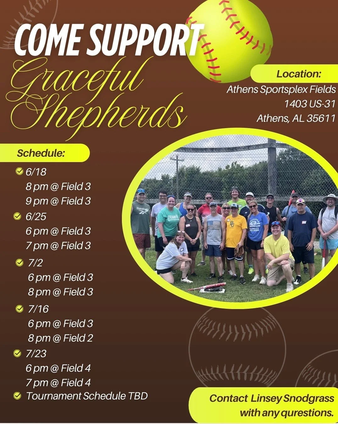 Church Softball Season