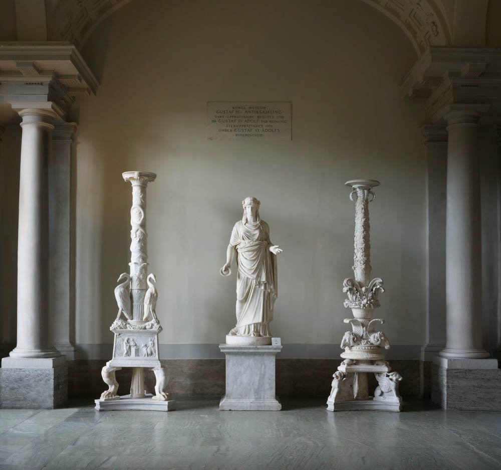 Gustav III Roman Sculptures