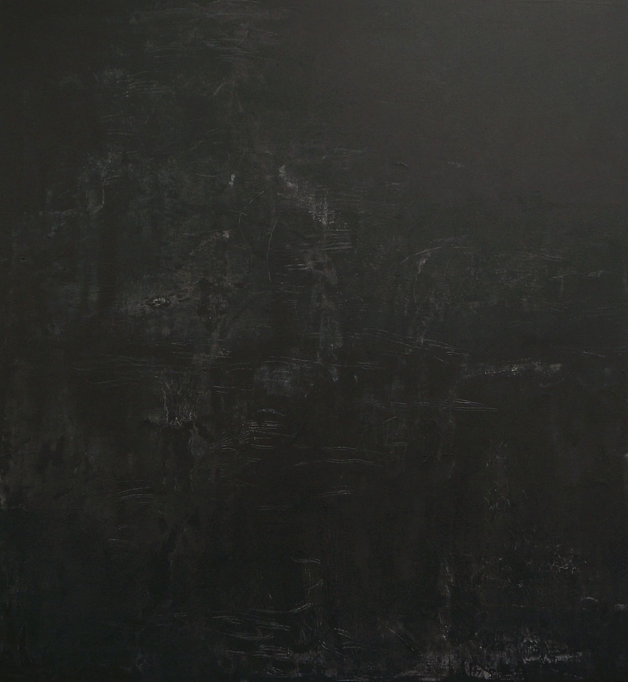 The Ghost of These Days - acrylic & mixed media on canvas, 51 x 47 inches