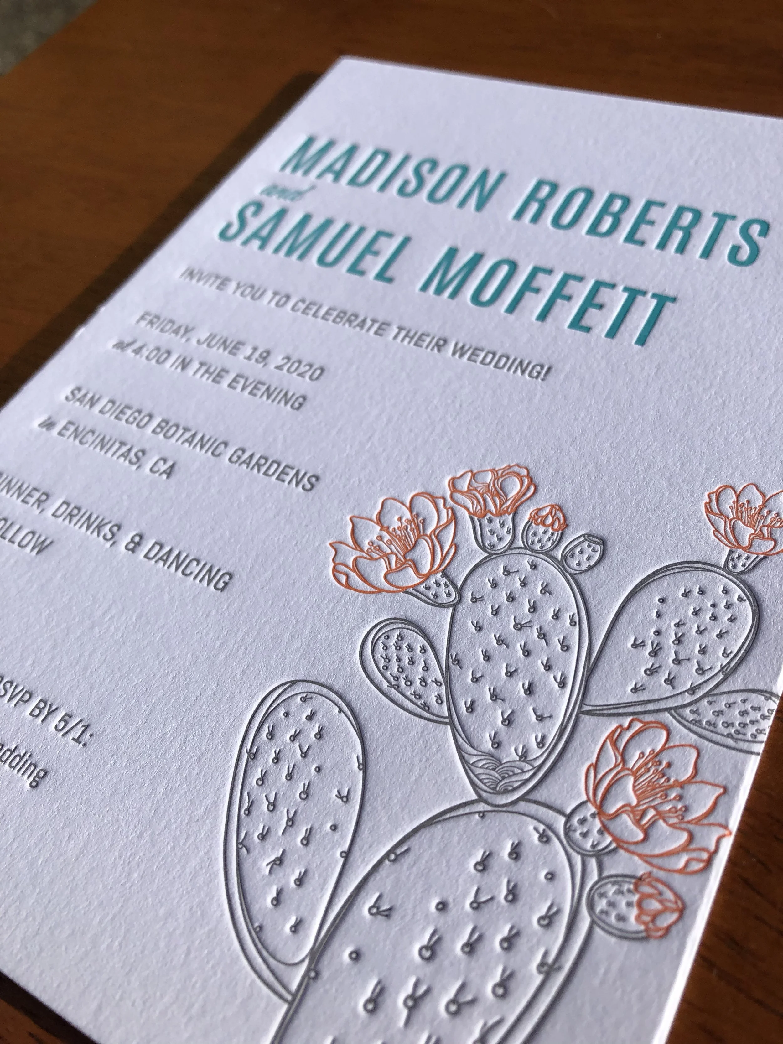 Desert and sunny theme wedding invites, covering California, New Mexico, Arizona, and Mexico regions. Some cactus, agave, sun imagery.