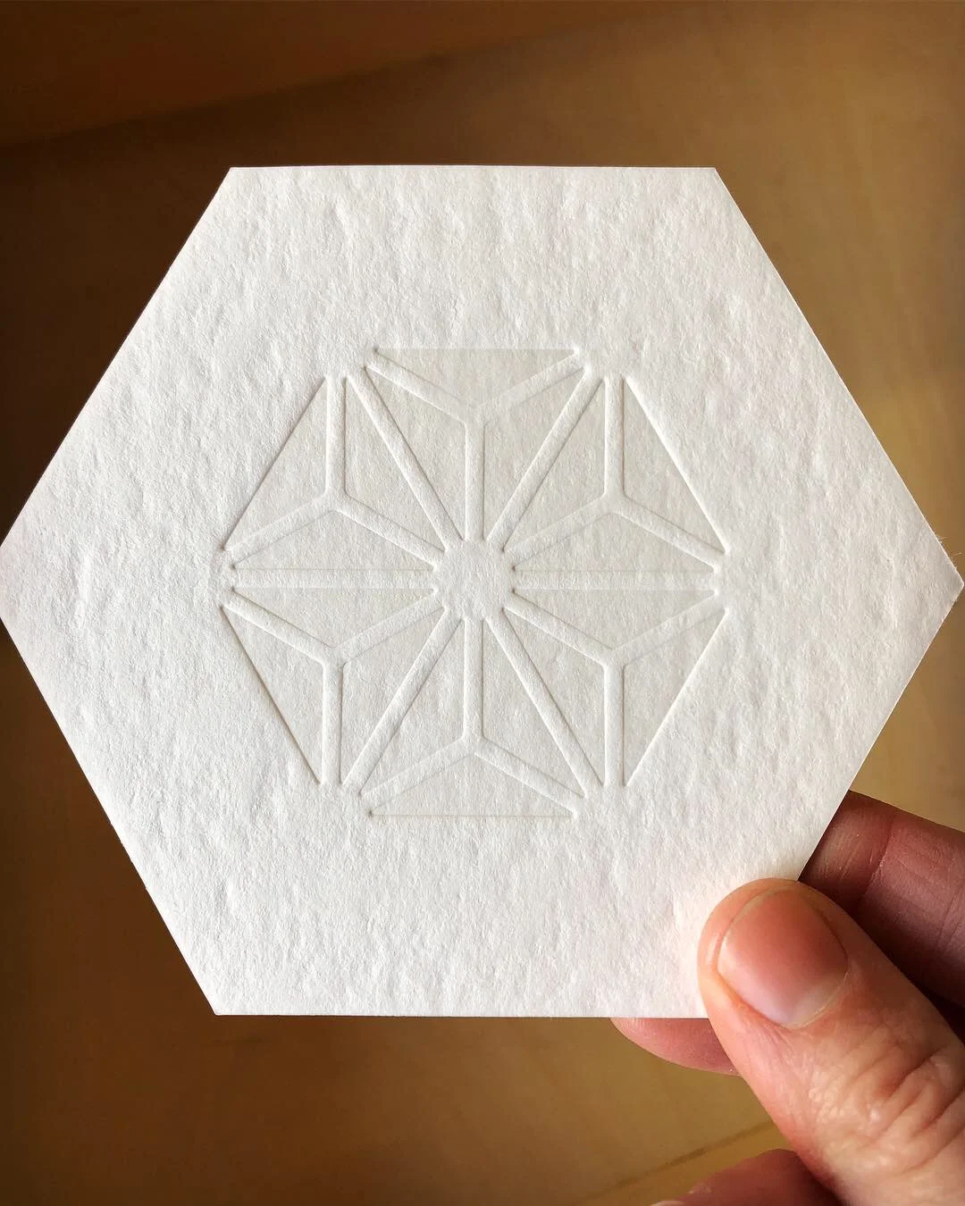 Custom hexagon coasters