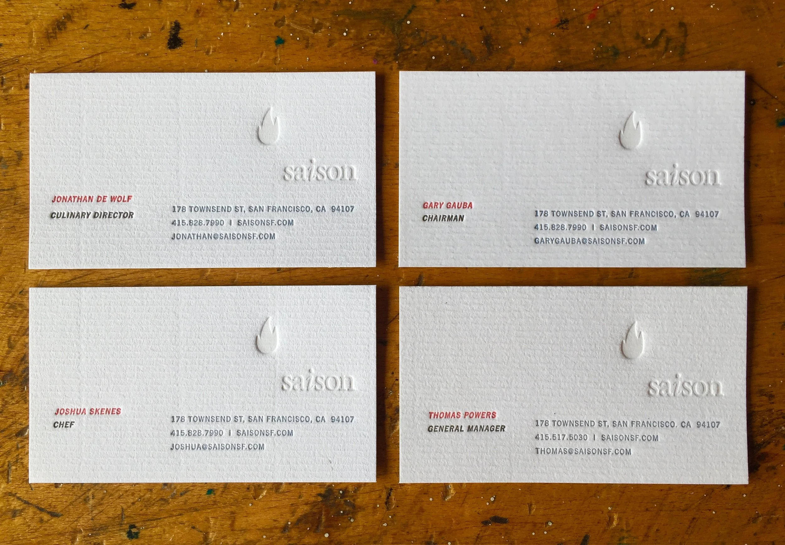 Saison cards