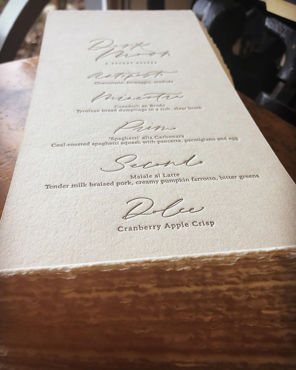 Menus