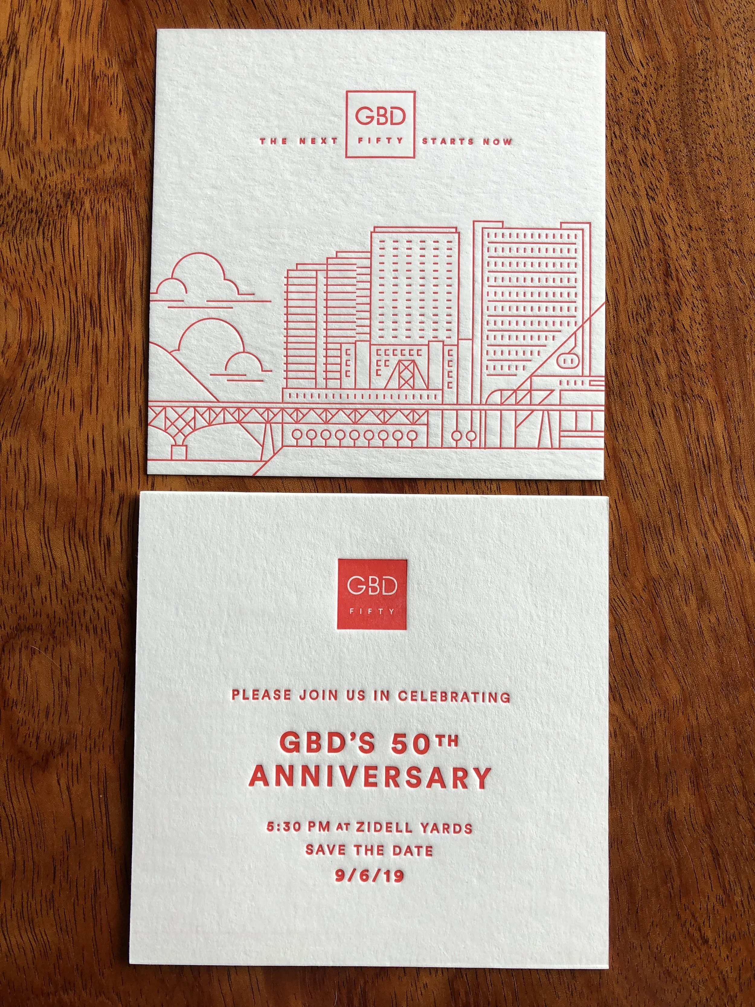 Business anniversary party invites