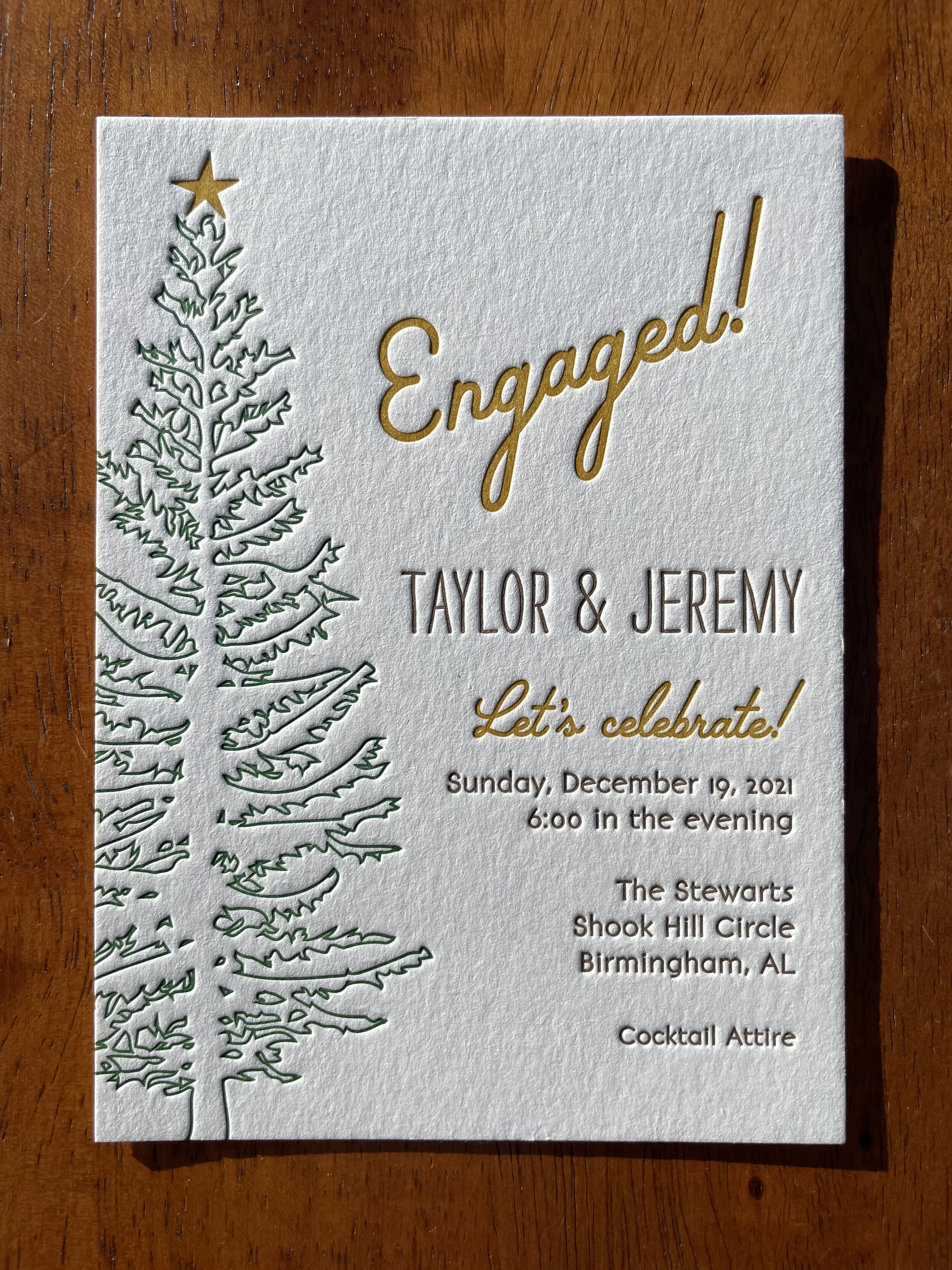 Taylor and Jeremy engagement party