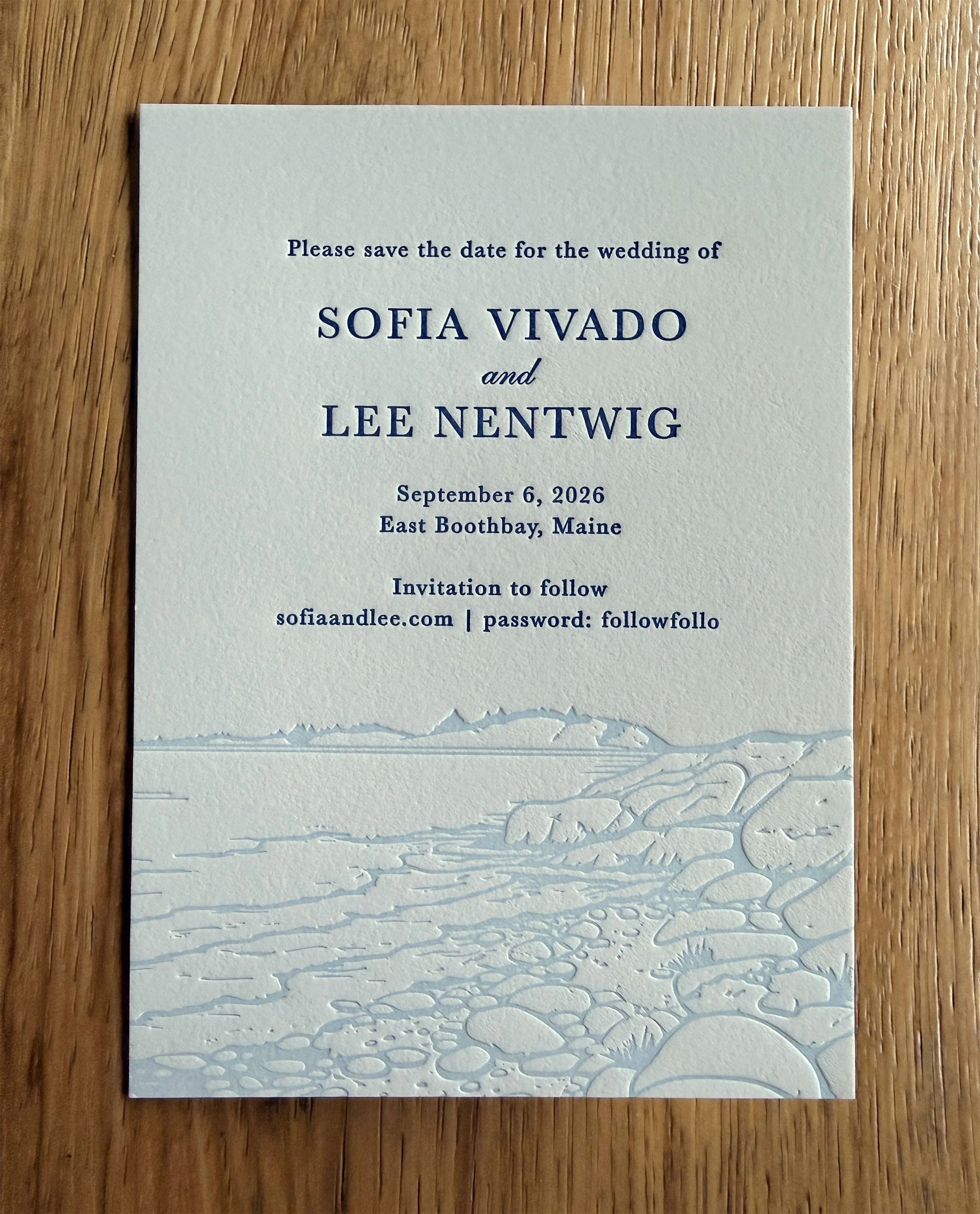 Sofia + Lee - rocky coast