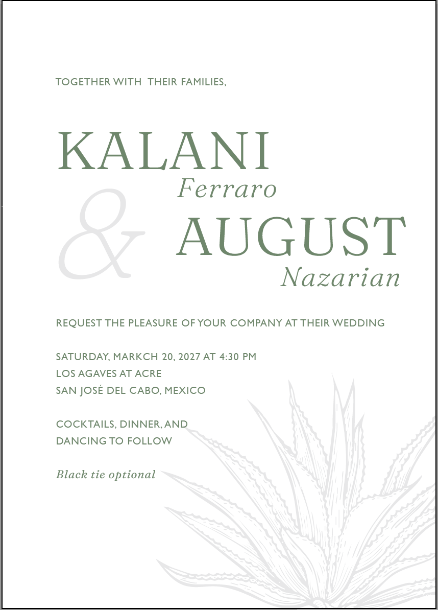 Agave - Kalani