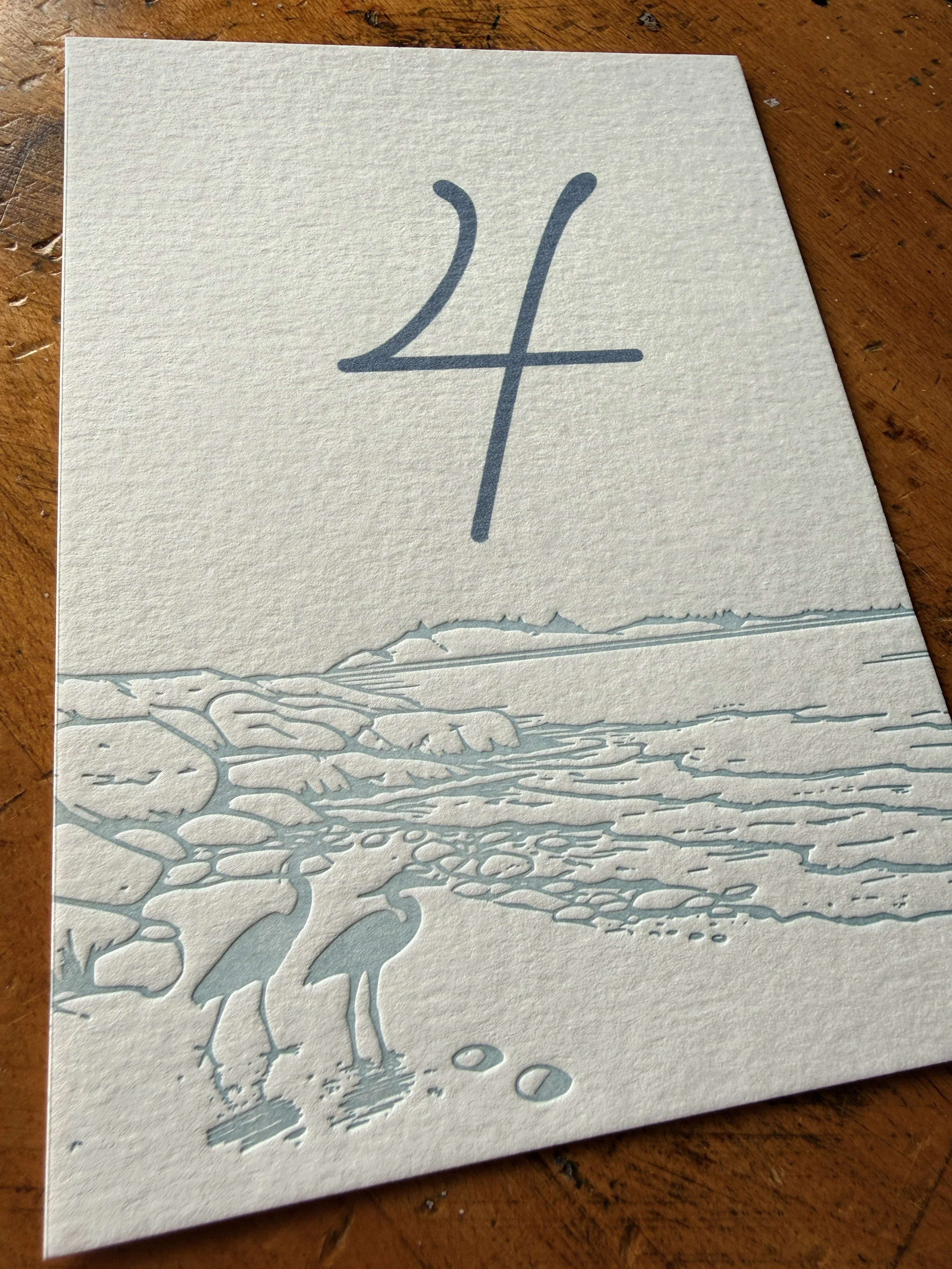Sarah B table numbers