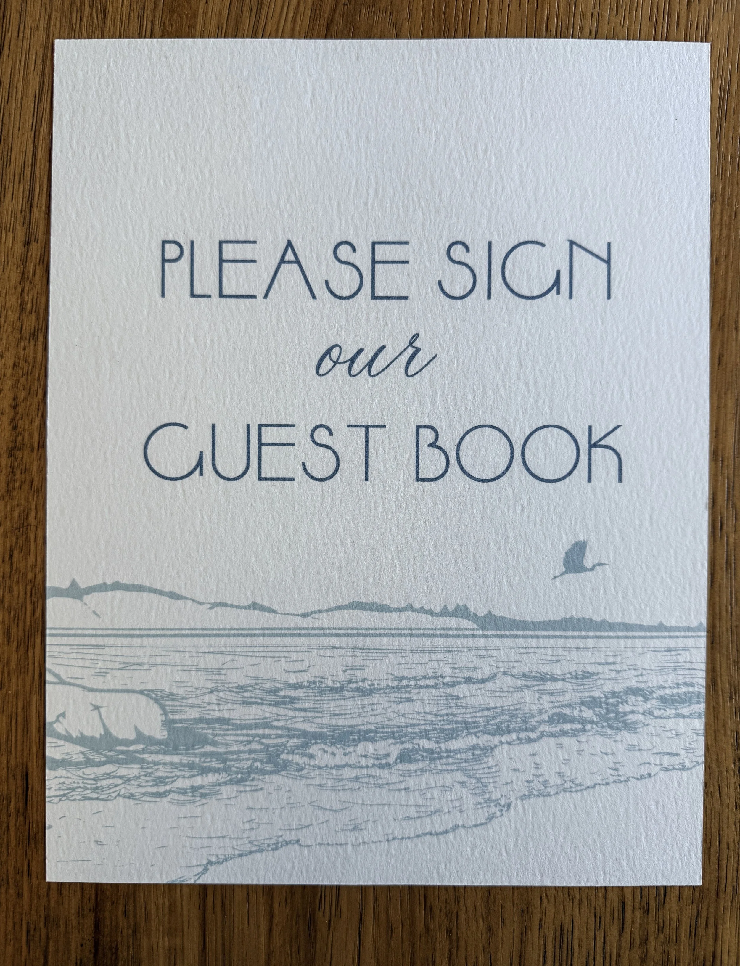Heron set - digitally printed