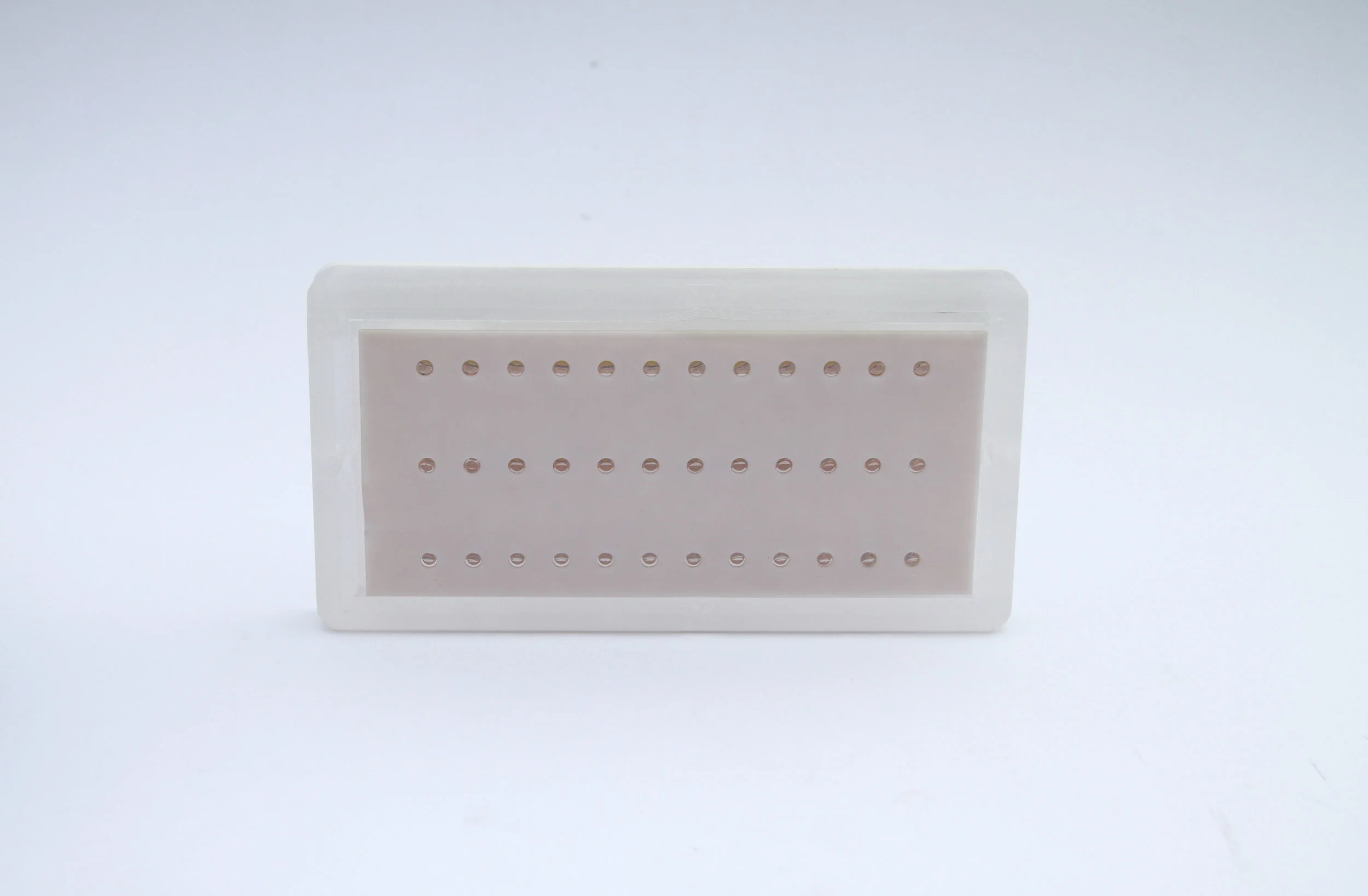 8x4x1 brick with 36 cool white through hole LEDs