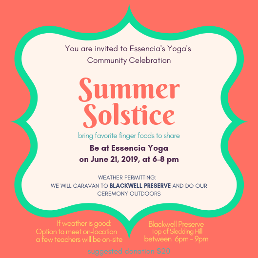 Summer Solstice Yoga Ceremony