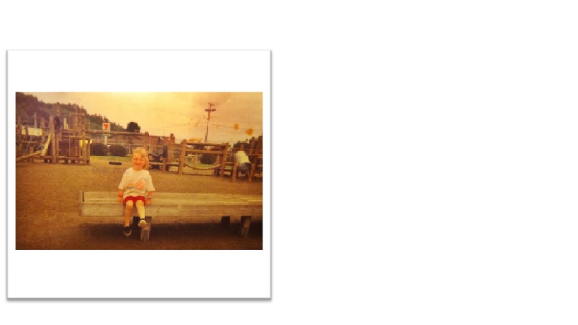 Vik at her childhood park.