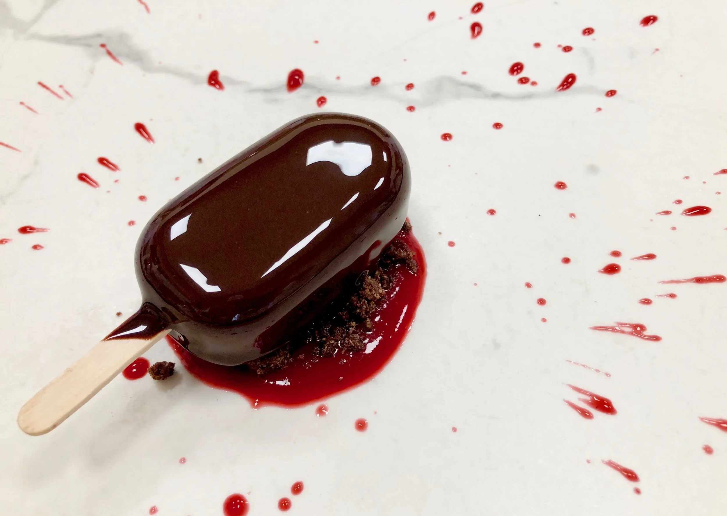 Semifreddo on a stick