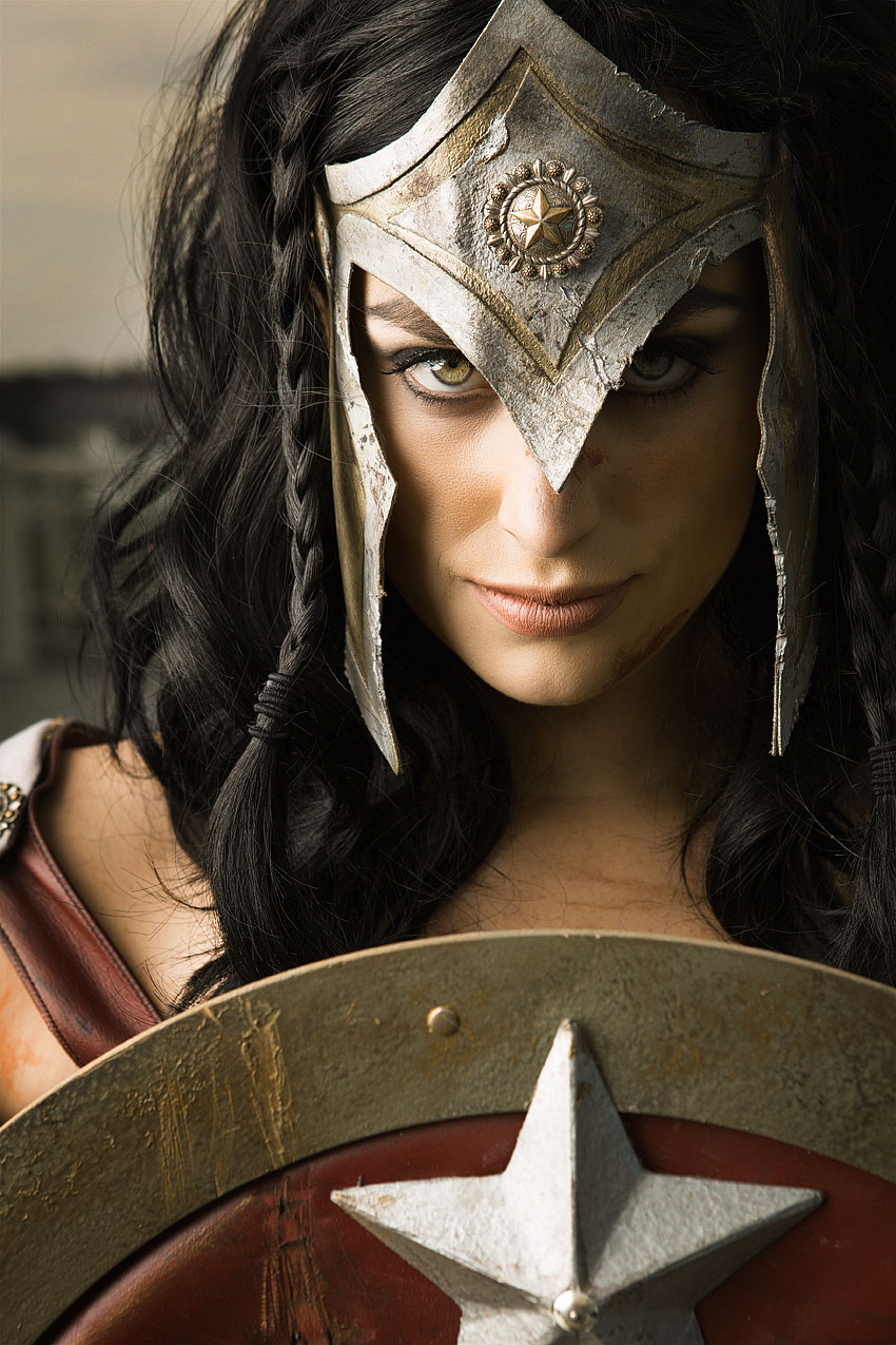 Meagan Marie as Gladiator Wonder Woman of DC Comics