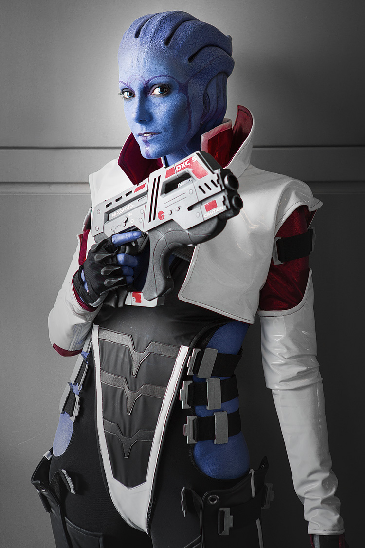 Felicia McLellan as Aria T'Loak of Mass Effect