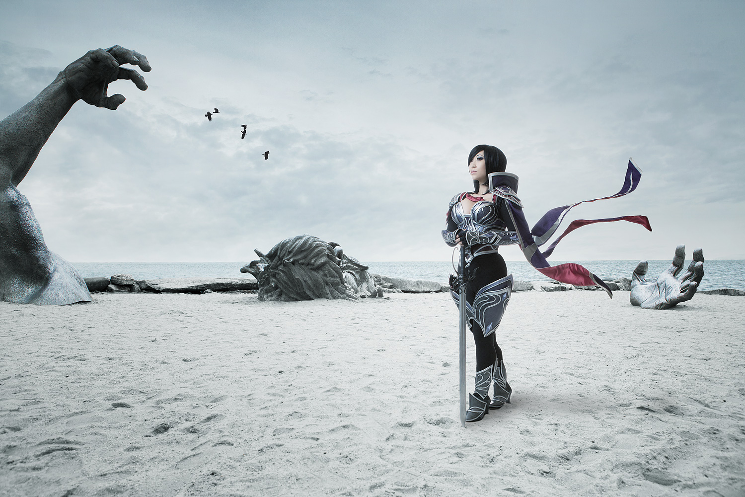 Yaya Han as Fiora of League of Legends