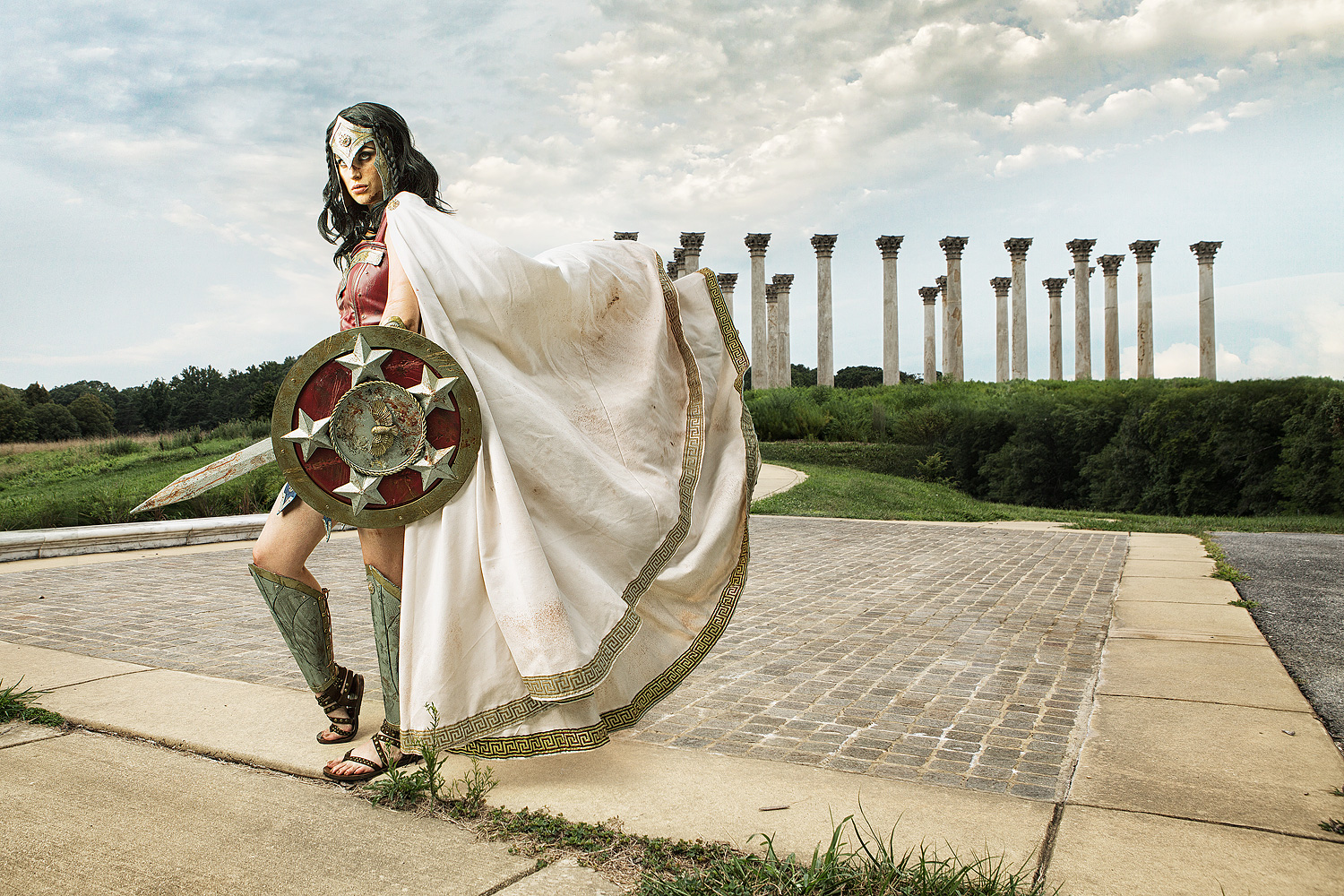 Meagan Marie as Gladiator Wonder Woman