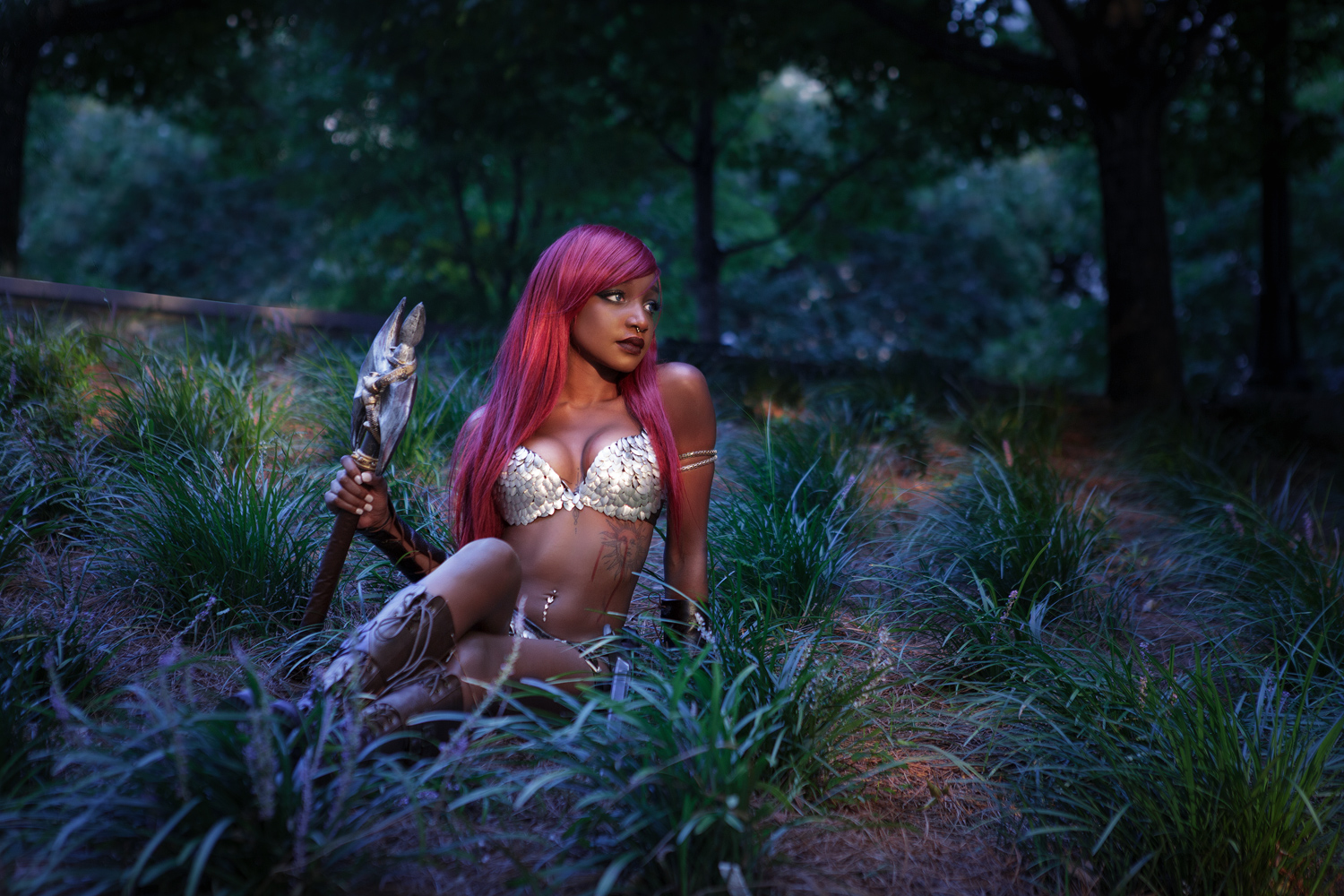 Kaybear as Red Sonja