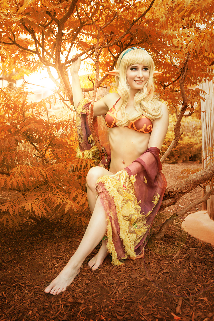 Bindi Smalls as a Blood Elf of World of Warcraft