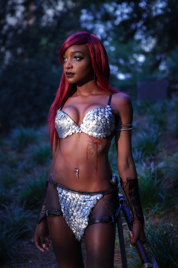 Kaybear as Red Sonja