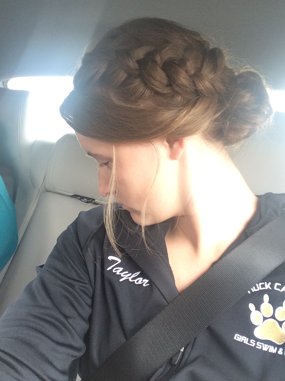 My hair- I loved the way she did this!