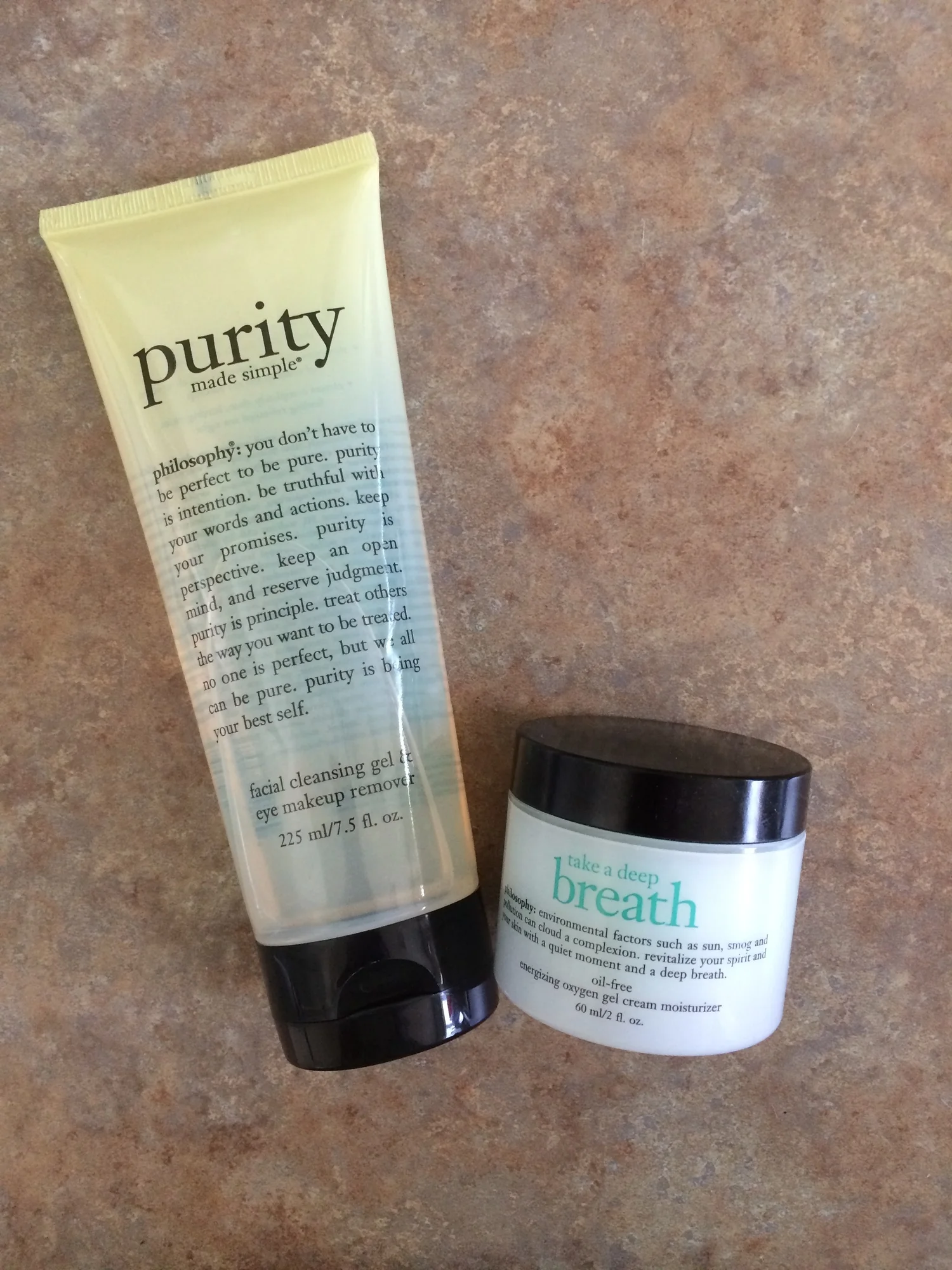 Philosophy Face Cleanser and Moisturizer 