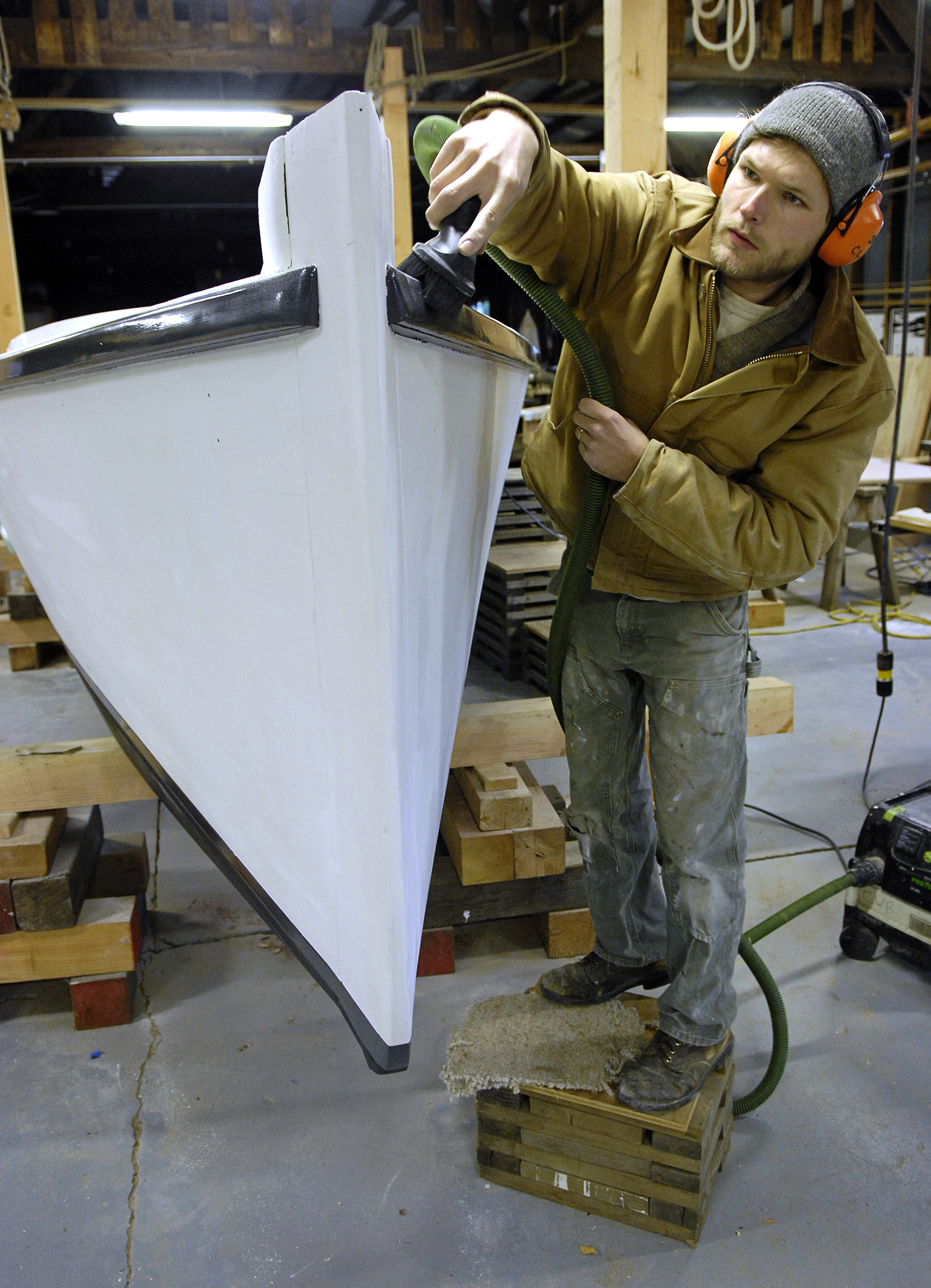 Prepping the top edge