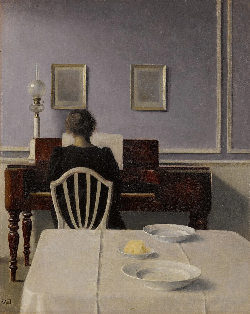 1280px Vilhelm Hammersh%C3%B8i%2C Stue med kvinde ved klaver%2C Strandgade 30%2C 1901